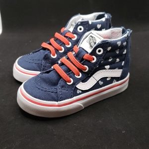 Vans Toddler High Top Zip Up Sneaker